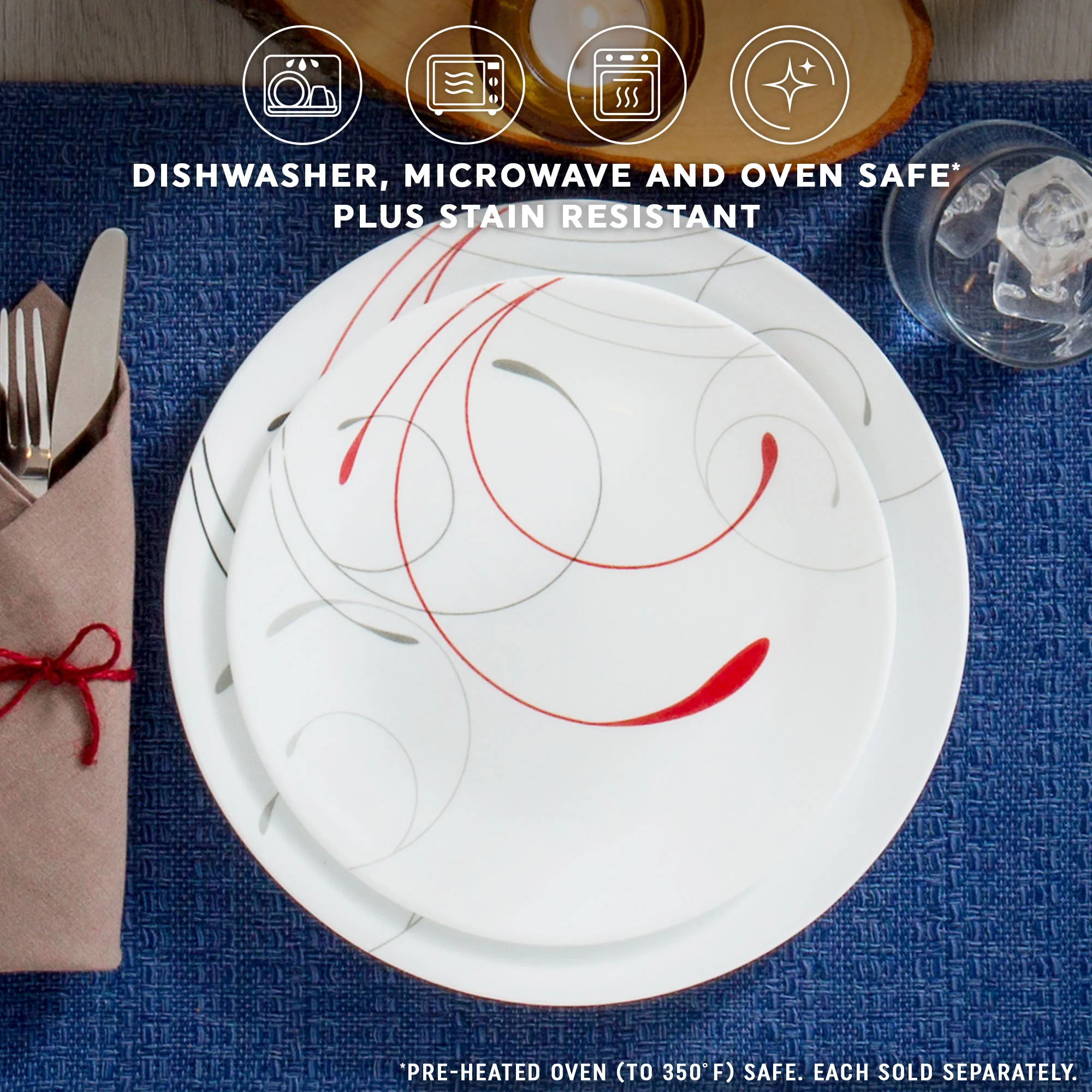 Corelle® Round Splendor 8.5" Salad Plate, 6-pack - Image 7
