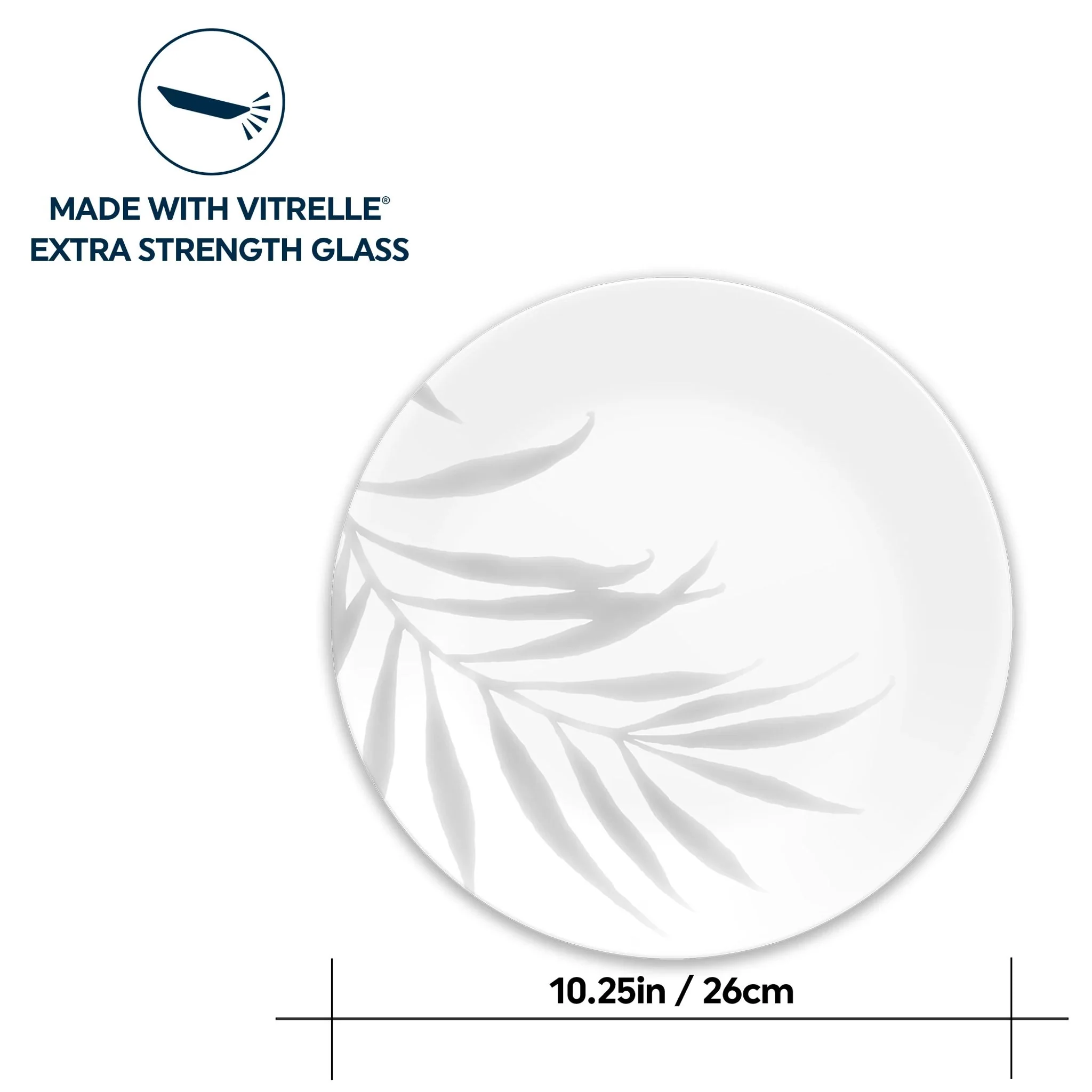 Corelle® Solar Print 10.25" Dinner Plate, EXCLUSIVE - Image 4