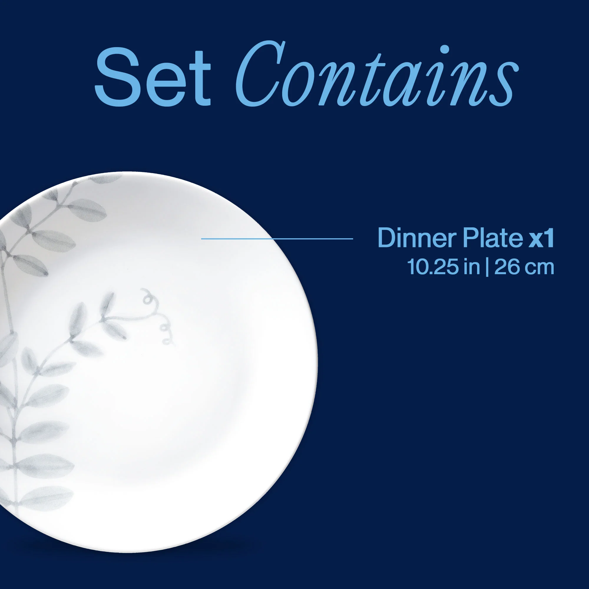 Corelle® Flowing Fern 10.25" Dinner Plate - Image 3
