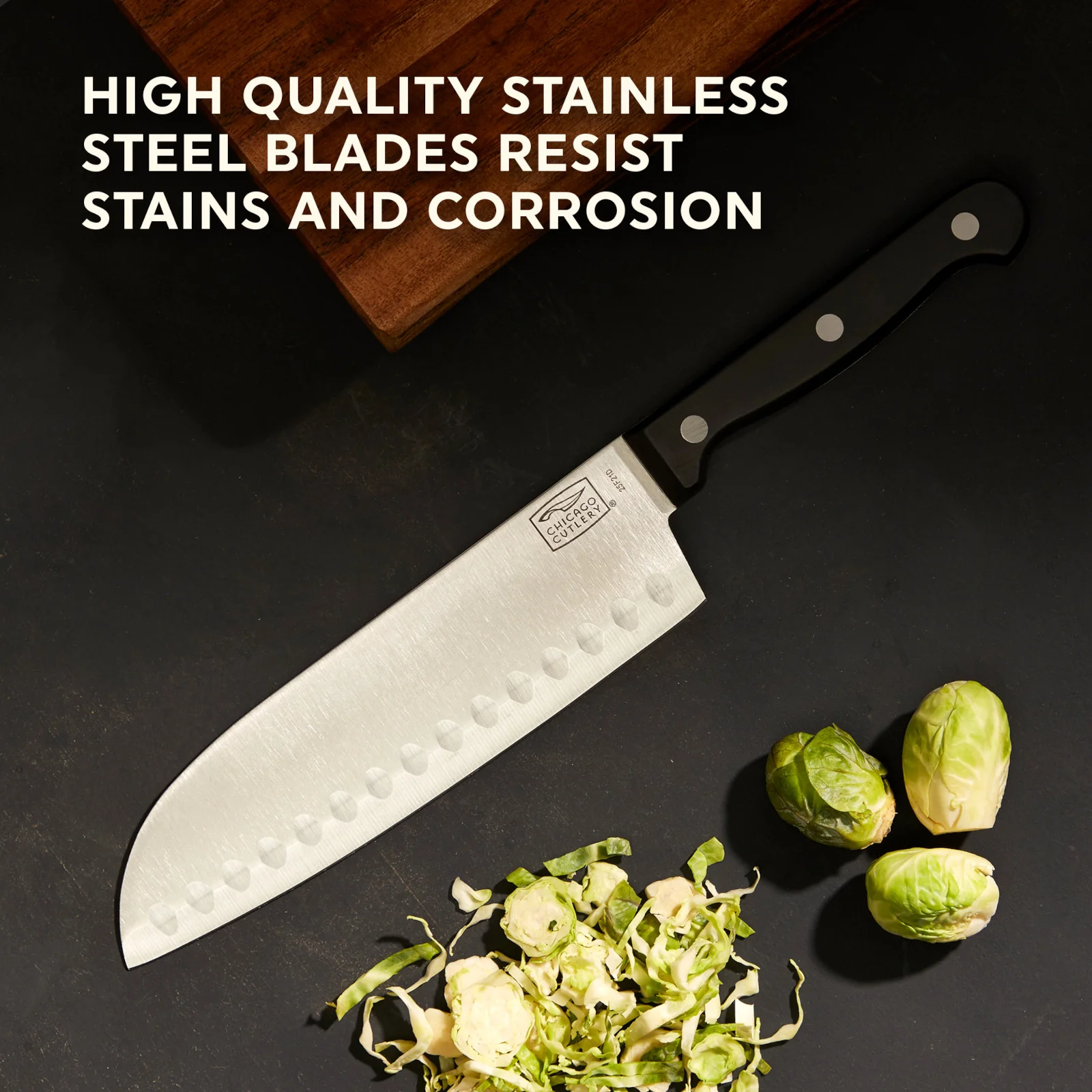 Chicago Cutlery® EssentialsTM 2-piece Santoku / Partoku Knife Set - Image 5