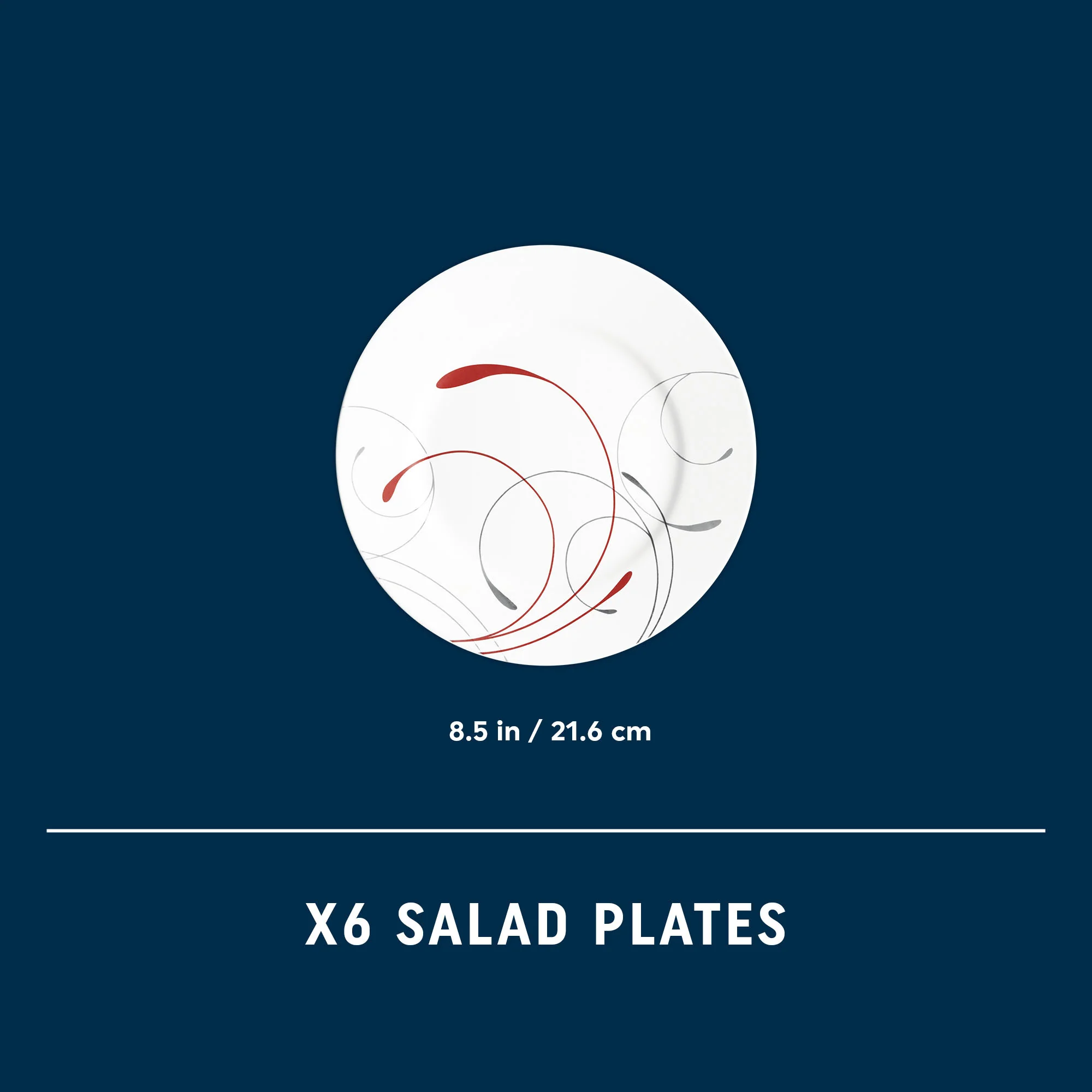 Corelle® Round Splendor 8.5" Salad Plate, 6-pack - Image 4