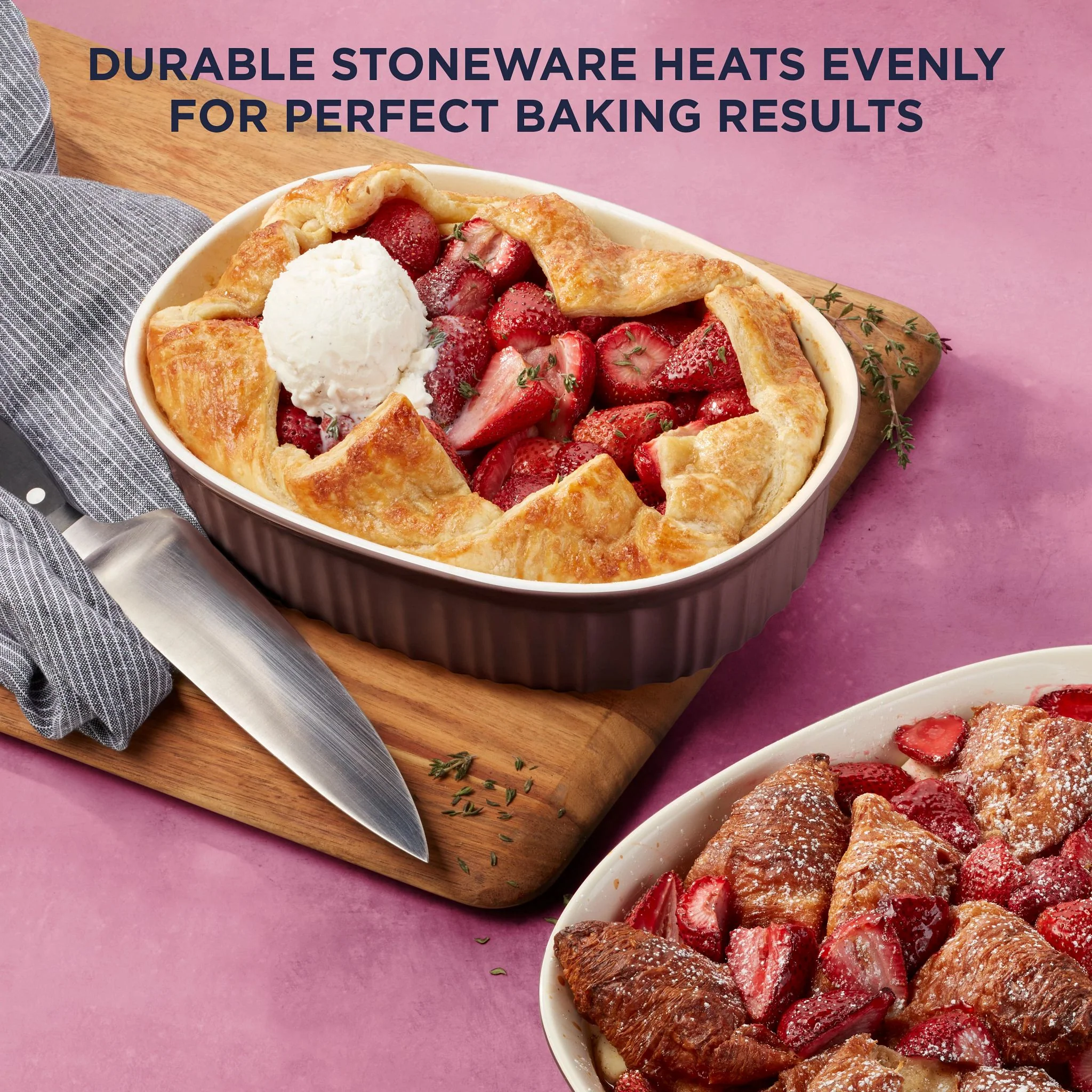 CorningWare® French Colors 6-piece Bakeware Set, Cabernet - Image 4