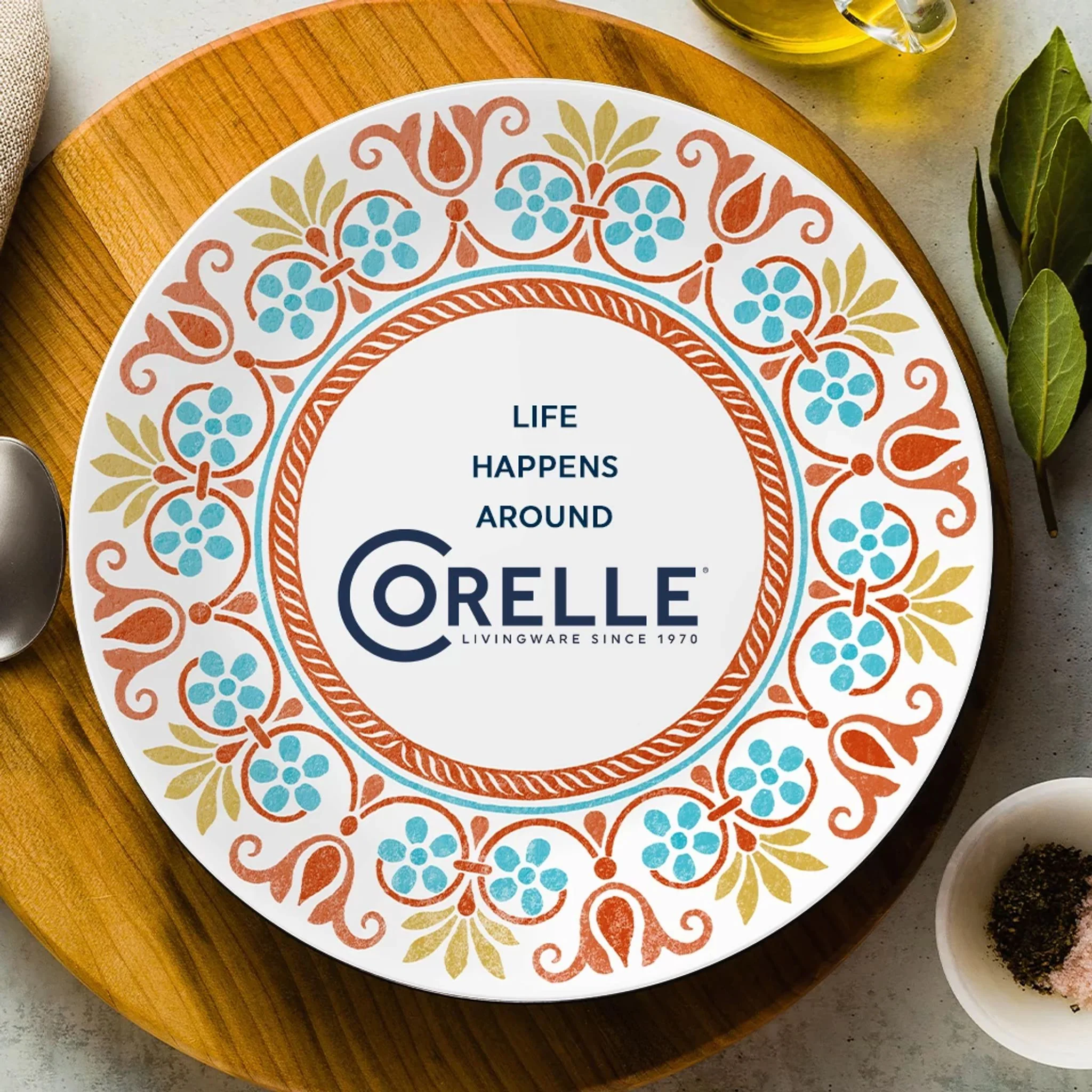 Corelle® Global Collection Terracotta Dreams 12-piece Dinnerware Set, Service for 4 - Image 7
