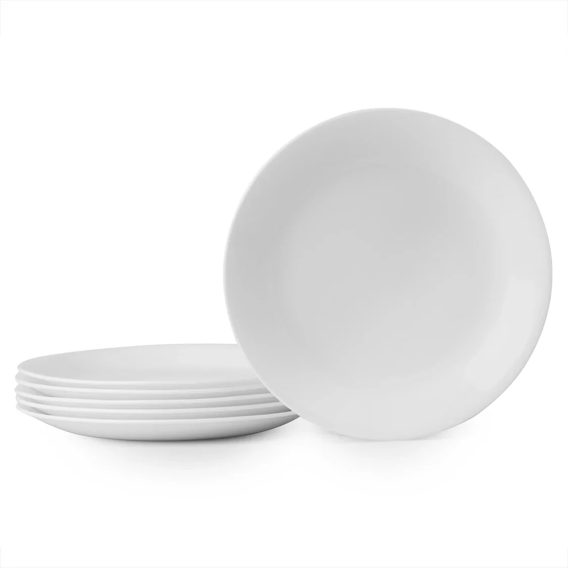 Corelle® Winter Frost White Dinnerware Set – Service for 6 + Salad Plates - Image 2